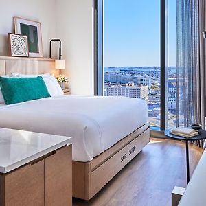 Accessible Artist Tower Studio Room Roll Shower 1 King Bed