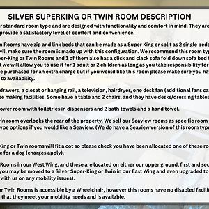Silver Superking or Twin Choose Preference