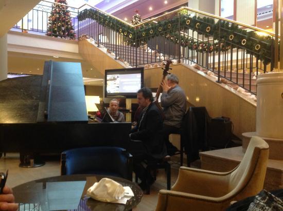 Lobby Lounge at Prague Marriott Hotel