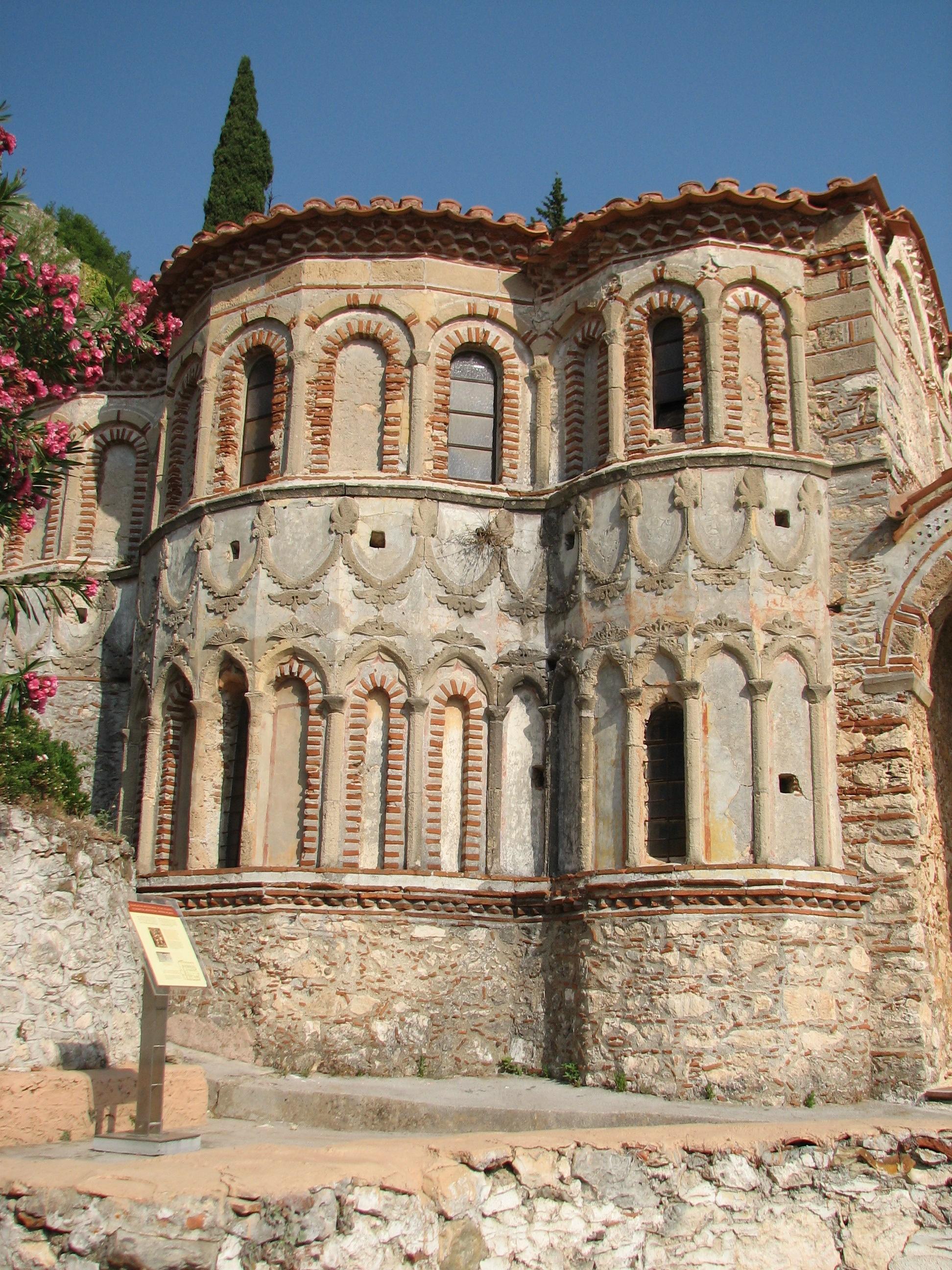 Byzantin Mystras Castle