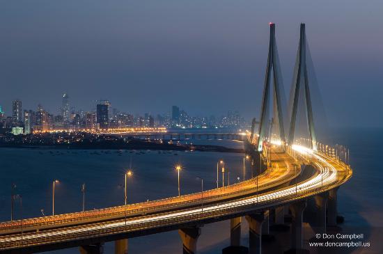 Puente atirantado Bandra-Worli Sea Link